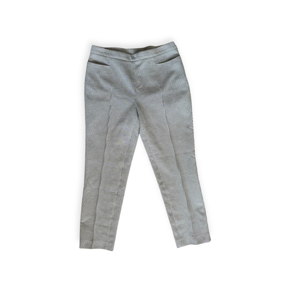 Akris Punto Gray Tailored Pants Slim Fit Ankle Trousers 8 medium